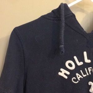 Dark blue hollister hoodie